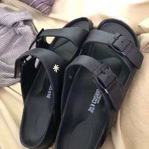 Rubber Birkenstock style sandals